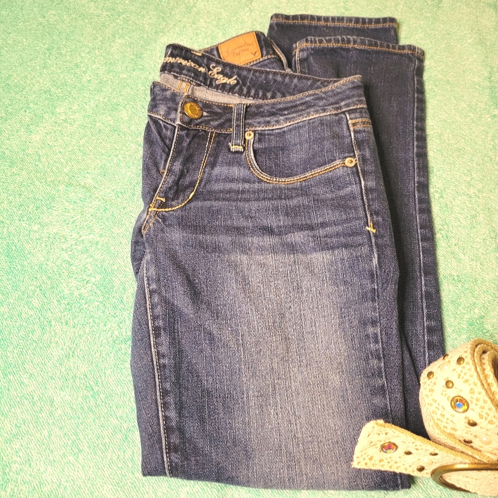 American Eagle Skinny Jeans Size 2 Short